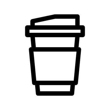 Illustration Vector Graphic of Coffee Paper Cup Icon template design
