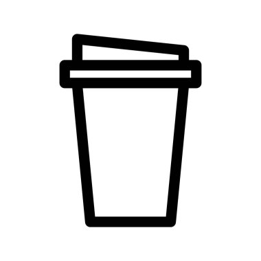 Illustration Vector Graphic of Coffee Paper Cup Icon template design