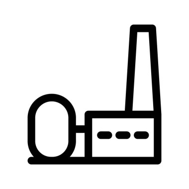 Illustration Vector Graphic of Factory Icon template Design