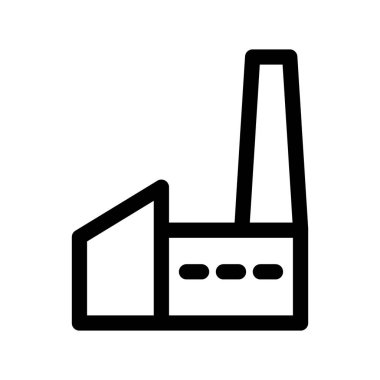 Illustration Vector Graphic of Factory Icon template Design