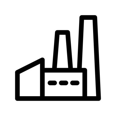Illustration Vector Graphic of Factory Icon template Design