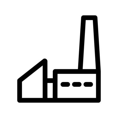 Illustration Vector Graphic of Factory Icon template Design
