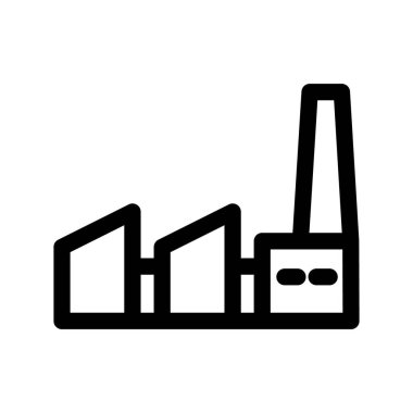 Illustration Vector Graphic of Factory Icon template Design