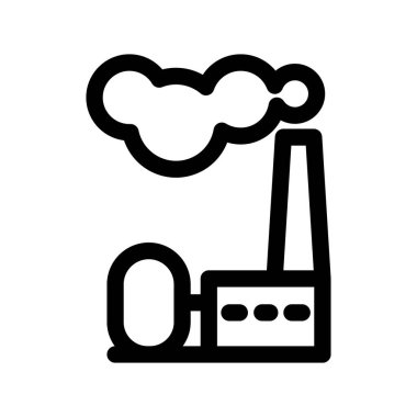 Illustration Vector Graphic of Factory Icon template Design