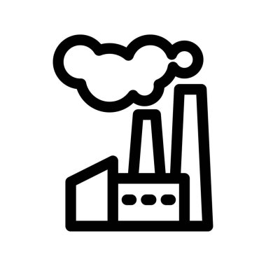 Illustration Vector Graphic of Factory Icon template Design