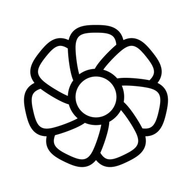 Illustration Vector Graphic of Flower Icon template design