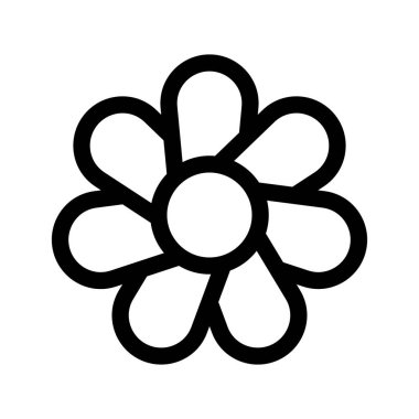 Illustration Vector Graphic of Flower Icon template design