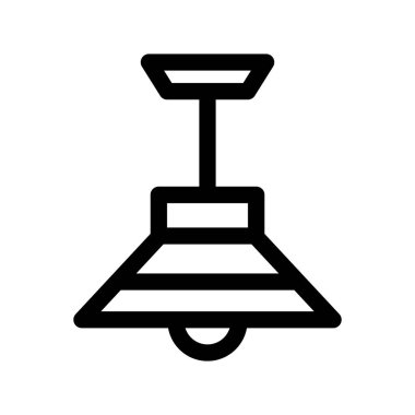 Illustration Vector Graphic of Hanging Lamp Icon template design