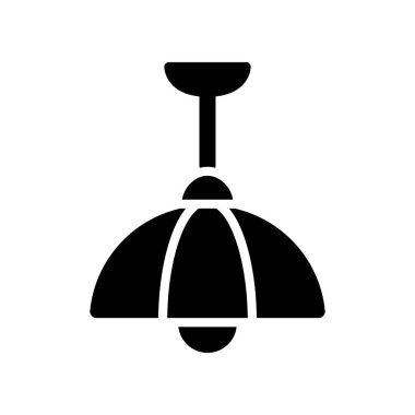 Illustration Vector Graphic of Hanging Lamp Icon template design