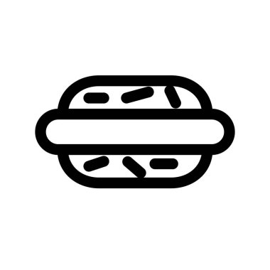 Illustration Vector Graphic of Hotdog Icon template Design