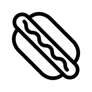 Illustration Vector Graphic of Hotdog Icon template Design