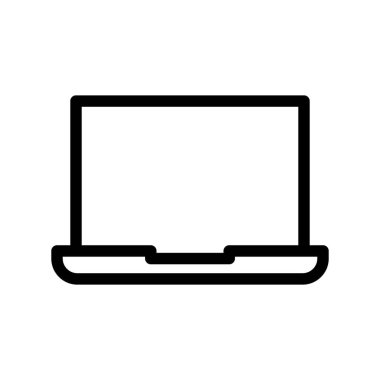 Illustration Vector Graphic of Laptop Icon template design