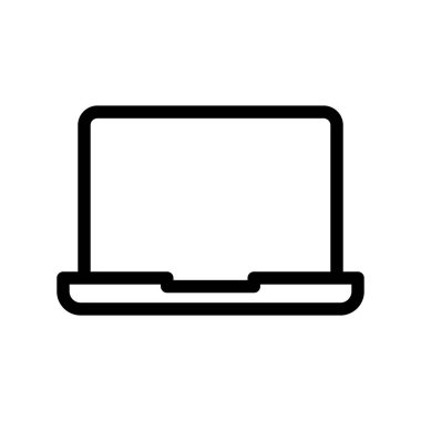 Illustration Vector Graphic of Laptop Icon template design