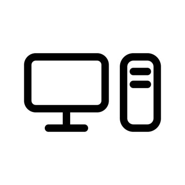 Illustration Vector Graphic of Computer (PC) Icon Template Design