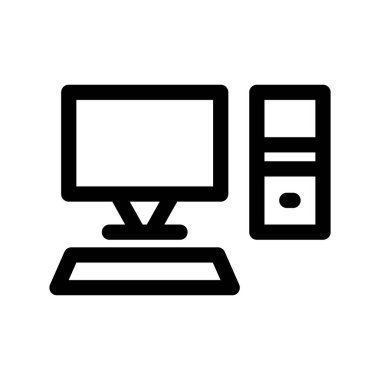 Illustration Vector Graphic of Computer (PC) Icon Template Design