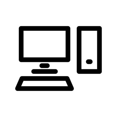 Illustration Vector Graphic of Computer (PC) Icon Template Design