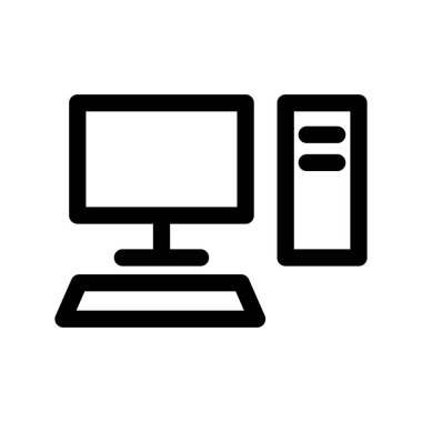 Illustration Vector Graphic of Computer (PC) Icon Template Design