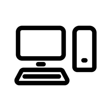 Illustration Vector Graphic of Computer (PC) Icon Template Design