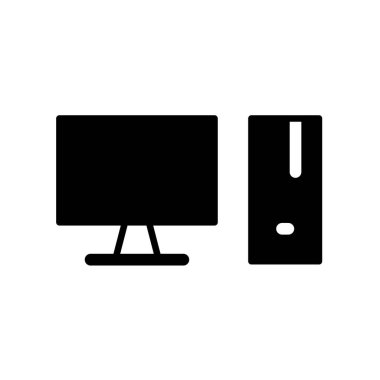 Illustration Vector Graphic of Computer (PC) Icon Template Design