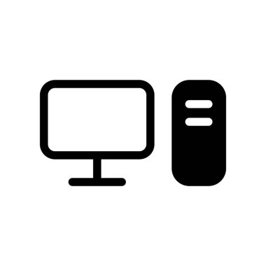 Illustration Vector Graphic of Computer (PC) Icon Template Design