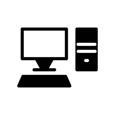 Illustration Vector Graphic of Computer (PC) Icon Template Design