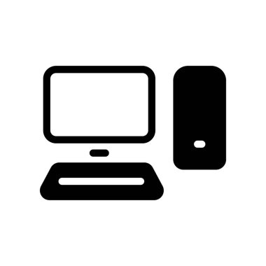 Illustration Vector Graphic of Computer (PC) Icon Template Design