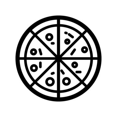 Illustration Vector Graphic of Pizza Icon Template Design