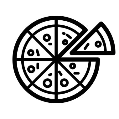 Illustration Vector Graphic of Pizza Icon Template Design
