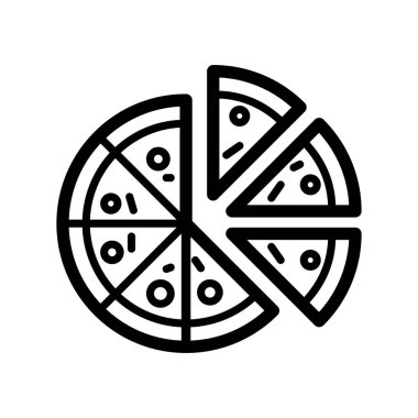 Illustration Vector Graphic of Pizza Icon Template Design