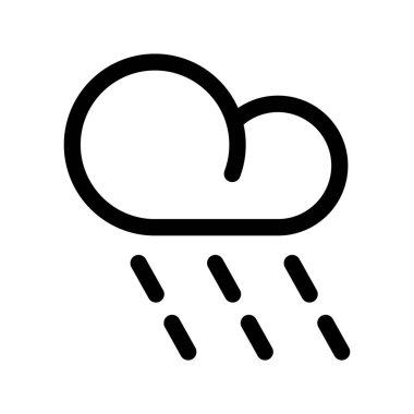 Illustration Vector Graphic of Rain Icon Template Design