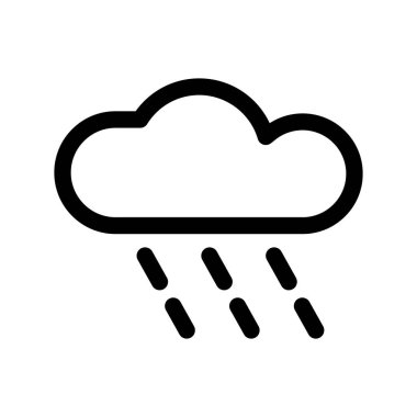 Illustration Vector Graphic of Rain Icon Template Design