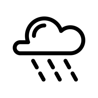 Illustration Vector Graphic of Rain Icon Template Design