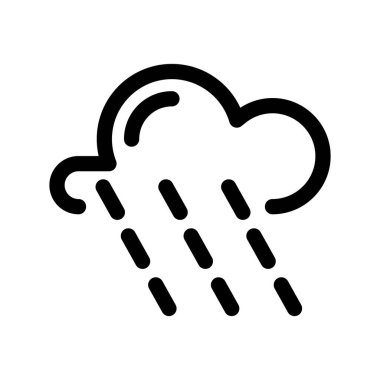 Illustration Vector Graphic of Rain Icon Template Design