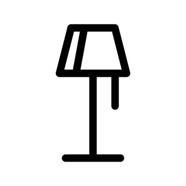 Illustration Vector Graphic of Stand Lamp Icon template Design 