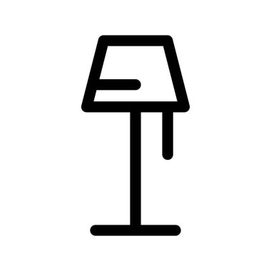 Illustration Vector Graphic of Stand Lamp Icon template Design 