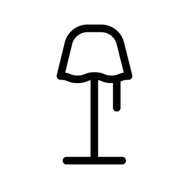 Illustration Vector Graphic of Stand Lamp Icon template Design 