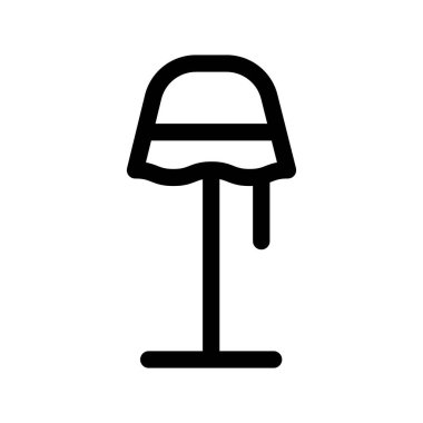 Illustration Vector Graphic of Stand Lamp Icon template Design 