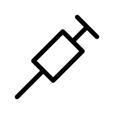 Illustration Vector Graphic of Syringe Icon  Template Design