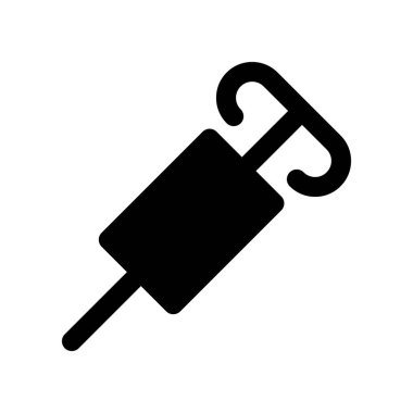 Illustration Vector Graphic of Syringe Icon  Template Design