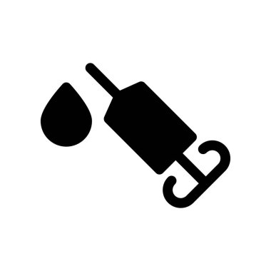 Illustration Vector Graphic of Syringe Icon  Template Design