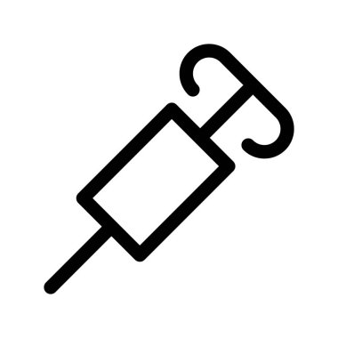 Illustration Vector Graphic of Syringe Icon  Template Design