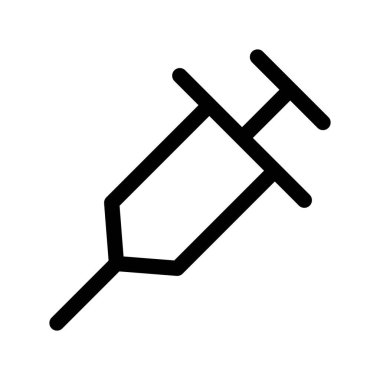 Illustration Vector Graphic of Syringe Icon  Template Design