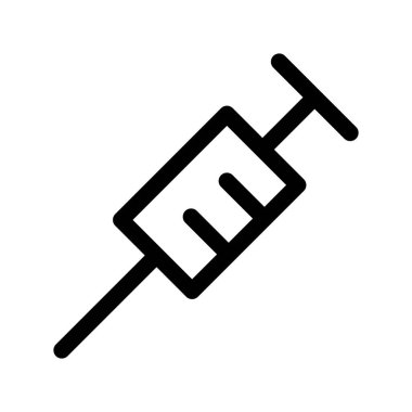 Illustration Vector Graphic of Syringe Icon  Template Design