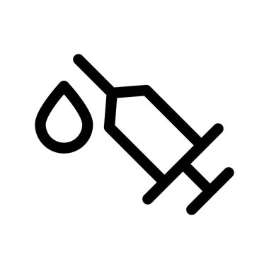 Illustration Vector Graphic of Syringe Icon  Template Design