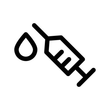 Illustration Vector Graphic of Syringe Icon  Template Design