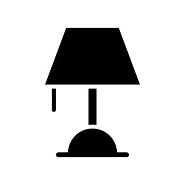 Illustration Vector Graphic of Table Lamp Icon Template Design