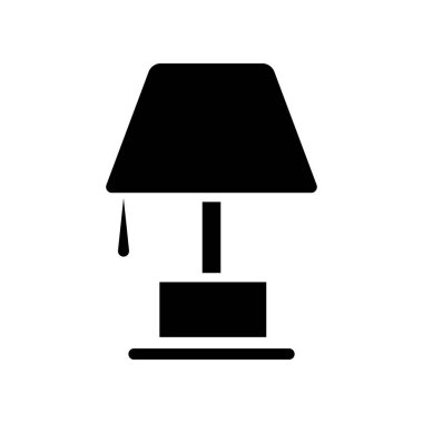 Illustration Vector Graphic of Table Lamp Icon Template Design