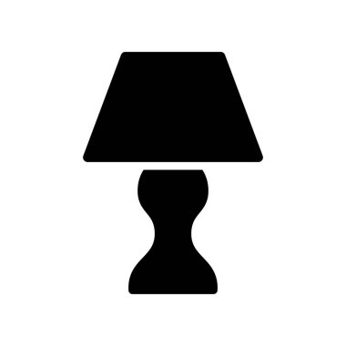 Illustration Vector Graphic of Table Lamp Icon Template Design