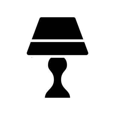 Illustration Vector Graphic of Table Lamp Icon Template Design