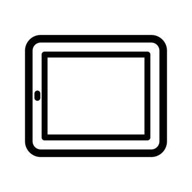 Illustration Vector Graphic of Tablet PC Icon Template Design